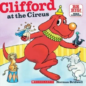 Clifford the Big Red Dog at circus.