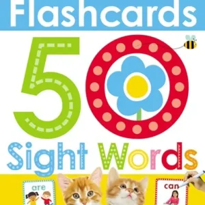 Flashcards for learning 50 sight words.